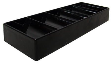 Черный пластиковый поддон для стружки